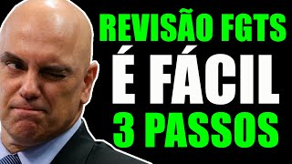 GANHAR A GRANA DA REVISÃO DO FGTS 2023 PASSO A PASSO SUPER FÁCIL E RÁPIDO fgts revisãodofgts [upl. by Ahsenrad]