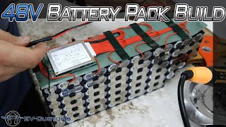 BAK 18650 Battery Pack Build 6P 15Ah 13S 48V [upl. by Ardath149]