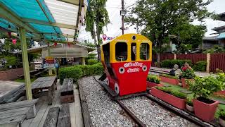 Mae Klong Railway Market  Walking Tour  Jun 2024 [upl. by Ibmab]