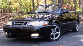 2002 Saab 93 Viggen Convertible Start Up Test Drive amp In Depth Review [upl. by Nibla]