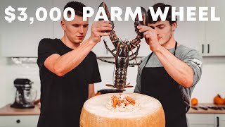 Lobster Risotto In A 3000 Parmesan Cheese Wheel [upl. by Dyal]