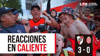 REACCIONES EN CALIENTE  RIVER 3  BARRACAS CENTRAL 0 [upl. by Leuqim]