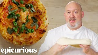 The Best Pizza Youll Ever Make  Epicurious 101 [upl. by Arbrab]