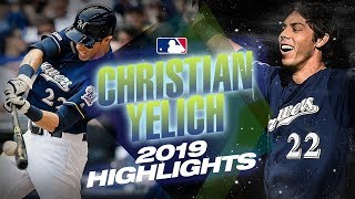 Christian Yelich 2019 Highlights  NL MVP candidates season cut too short [upl. by Buddy]