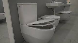 Switzerland Laufen Pro H8679530008701 Compact 825952 toilette 825952 cistern 898966 seat Унитаз [upl. by Abshier407]