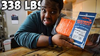 Trying to Make Salmon for the First Time Weight Loss Journey Update [upl. by Katlaps]