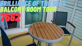 Brilliance Of the Seas  Balcony 3D Room Tour 7662 [upl. by Quiteri421]