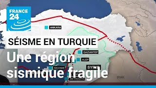 Séisme meurtrier en Turquie  une région sismique particulièrement fragile • FRANCE 24 [upl. by Marge]