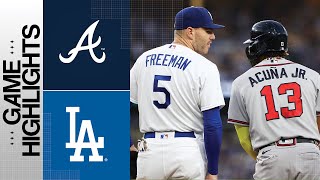 Braves vs Dodgers Game Highlights 83123  MLB Highlights [upl. by Firestone229]