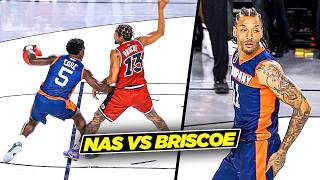 Nas amp Michael Beasley BATTLE Isaiah Briscoe amp Earl Clark In The Big 3  3s Company vs Trilogy [upl. by Hilten]