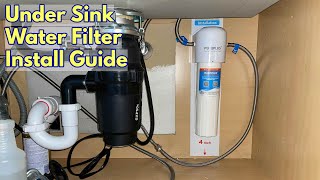 Under Sink Water Filter System Install Guide [upl. by Anelrad906]