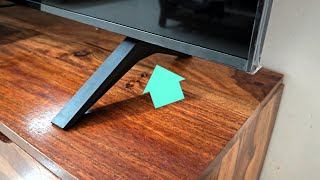 LG 65inch 4K TV 2023  How to Fix Remove Stand screw size in description [upl. by Nanam317]