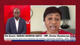 I forgive my colleagues for all theyve said against me  Sarah Adwoa Safo MP DomeKwabenya [upl. by Danae262]