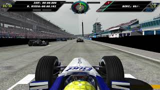 F1 Challenge VB 2003 Williams Indianapolis 5 Race [upl. by Dnomrej]