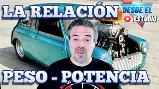 La relacion peso  potencia en los autos [upl. by Ahsai]