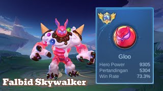 Top 1 Global GLOO  Gameplay by Falbid Skywalker  Exp Lane  Mobile Legends [upl. by Arraeis]