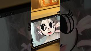 digitalart drawing procreate tutorials howtodraw illustration tiktok art girl shorts [upl. by Garey390]