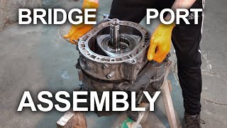 Mazda RX8 Engine Assembly and Bridge port [upl. by Otanod]