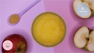 Apfelmus Rezept  Babybrei selber machen [upl. by Eenttirb]