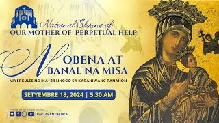 Baclaran Church Miyerkules ng Ika24 Linggo sa Karaniwang Panahon [upl. by Nomed374]