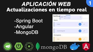 Spring Boot  Angular  MongoDB Real Time Data Web App  Parte 1 [upl. by Theona]