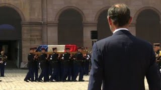 Hommage national à Claude Lanzmann aux Invalides 1 [upl. by Tnarb340]