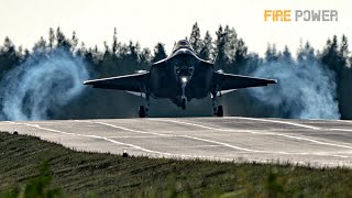 F35A Achieves Highway Takeoffs and Landings Accelerating Preparations for Future Warfare [upl. by Freida]