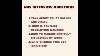 NHS Physiotherapy interview questionsvdodifferentlyphysiotherapyinukhcpcnhs [upl. by Vescuso751]