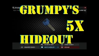 01491  Using Grumpys Hideout Key 5 Times  Escape From Tarkov [upl. by Ayotnom884]