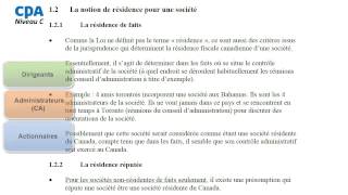 La notion de résidence pour une société2013 [upl. by Ohs]