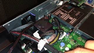 Installing Rear SAS Back Plane  Dell PowerEdge R720XD [upl. by Eahsal]