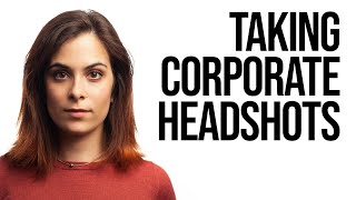 How to Shoot Corporate Headshot Photography [upl. by Dyolf393]