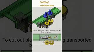 Cutting Mechanism engineering mechanical solidworks 3d cad autocad design productdesign [upl. by Anstice214]