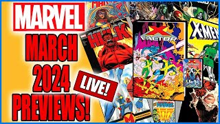 Marvel Comics Previews March 2024  Omnibus  Epic Collections  Trades  Collected Editions [upl. by Barnebas]