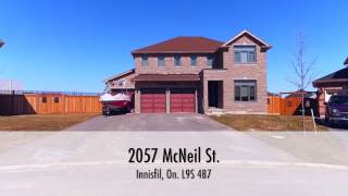 2057 McNeil St Innisfil On L9S 4B7  HD  Virtual Tour [upl. by Kirtap759]