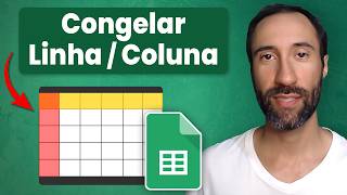 Como Congelar Linha e Coluna no Google Planilhas [upl. by Ralip]