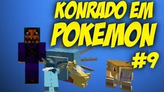 Konrado em Pokémon no Minecraft 9 VS Tentacruel Raticate Jolteon e Vaporeon [upl. by Washburn]