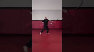 Double Broadsword Step by Step martialarts shorts [upl. by Ikceb]