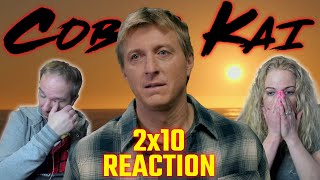 OH NO MIGUEL  Cobra Kai 2x10 Reaction and Review  First time watching [upl. by Audi211]