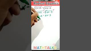 How to Solve Radical Equations [upl. by Jephum]