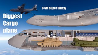 Inside the C5 Super Galaxy The Ultimate amp Biggest Military Transport Aircraft Learnfromthebase [upl. by Rosenblum]