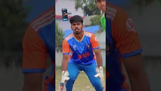 Riyan Parags Fuuy Delivery 😂 cricketshorts riyanparag comedy funny [upl. by Buyers]