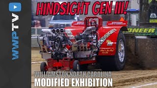 HINDSIGHT III MODIFIED TRACTOR at the BUDWEISER 250 in Williamston NC January 19 2018 [upl. by Genny]