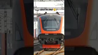 Speed Trial Of Namo Bharat Guess The Speed Indian Railways shorts [upl. by Zsolway]