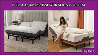 ✅ 10 Best Adjustable Bed With Mattress Of 2024 [upl. by Willow28]