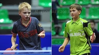 Maxim Grebnev  Stepan Pokatov  XIV International Nikitins Cadet Tournament [upl. by Aeneg]