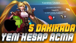 5 Dakikada Mobile Legends Smurf Hesap Açma  Android amp iOS  MLBB Yeni Hesap Nasıl Açılır [upl. by Phenice291]