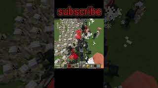 minecraft Iron golem vs nether skeleton fight minecraft [upl. by Katushka]