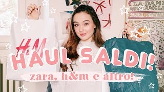 HAUL SALDI 2018 Zara HampM e altro [upl. by Sillek]