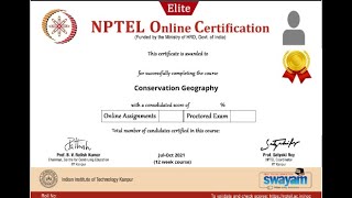 Conservation Geography  Week 9 Quiz  Assignment 9 Conservation Geography  NPTEL Week 9 solution [upl. by Vanderhoek958]